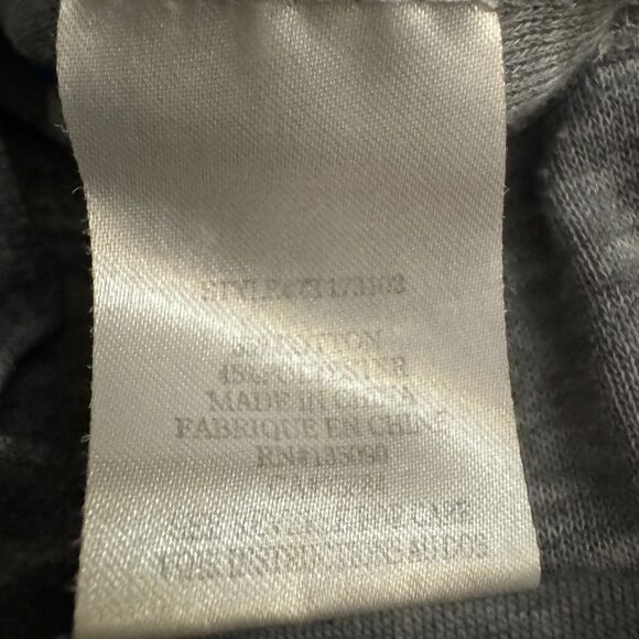 Z Supply gray inside out long sleeved crew neck sweatshirt L - Picture 8 of 9